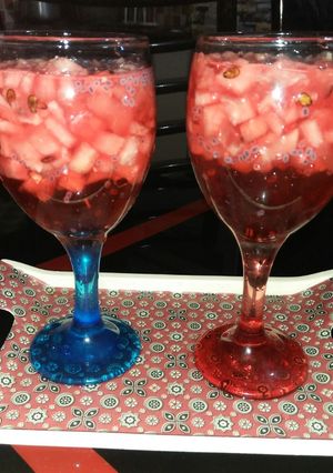 A picture of Watermelon juice 🍉 by sunaira younus.