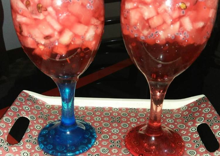 Easiest Way to Prepare Homemade Watermelon juice 🍉 by sunaira younus