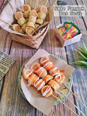 Langkah Mudah untuk Membikin Resep Sate Pempek Dos Sosis yang  Bikin Ketagihan Anti Ribet, Mantap