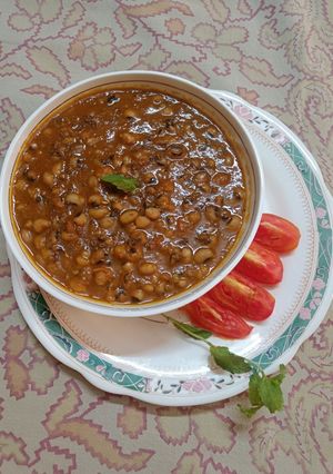 A picture of Lobia Masala Curry.