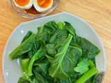 Cải Rổ Luộc Chấm Mắm Trứng