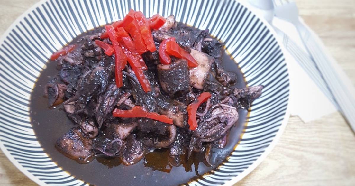 Resep Cumi Masak Hitam Madura Enak Dan Mudah Cookpad