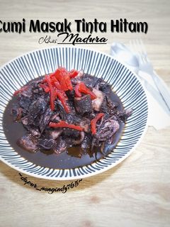 Foto resep Cumi Masak Tinta Hitam khas Madura