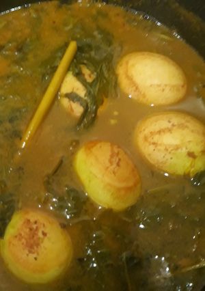 Foto resep Gulai pakis dengan telur