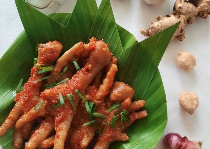 Langkah Mudah untuk Menyiapkan Ceker Ranjau Pedas Cetar ala Dapur Rumah, Lezat