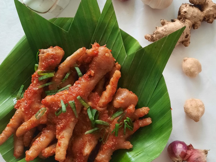 Langkah Mudah untuk Menyiapkan Ceker Ranjau Pedas Cetar ala Dapur Rumah, Lezat