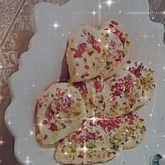 Rose & Pistachio Biscuits A picture of Rose & Pistachio Biscuits.