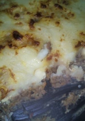 Una foto de Pastel de papas sin carne