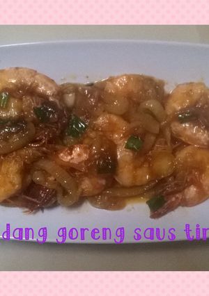 Foto resep Udang goreng saus tiram