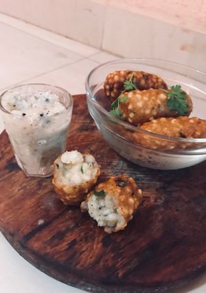A picture of Sabudana bullets.