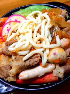 海鮮泡菜烏龍麵(創意料理) 的食譜成品照片