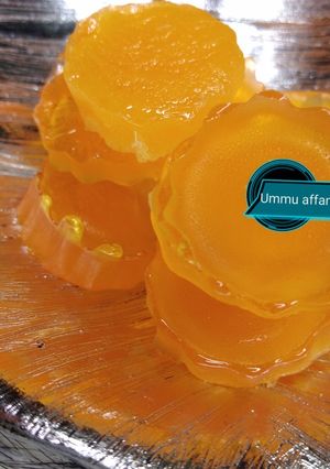 A picture of Orange candy.