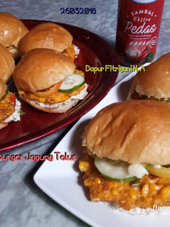Foto resep Mini Burger Jagung Telur ala Dapur Fitri
