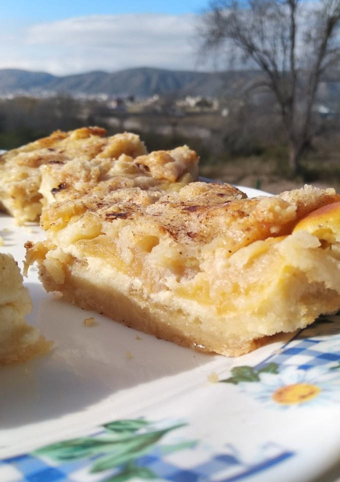 Una foto de Torta haragana de manzanas