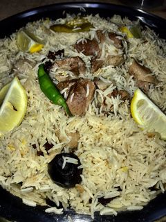 صورة لوصفة كبسه لحم سهله ولذيذه