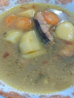 Foto resep Sup ikan patin kuah kuning