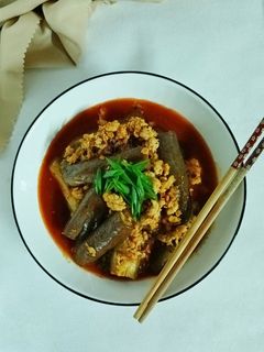 Foto resep Eggplant With Garlic Sauce