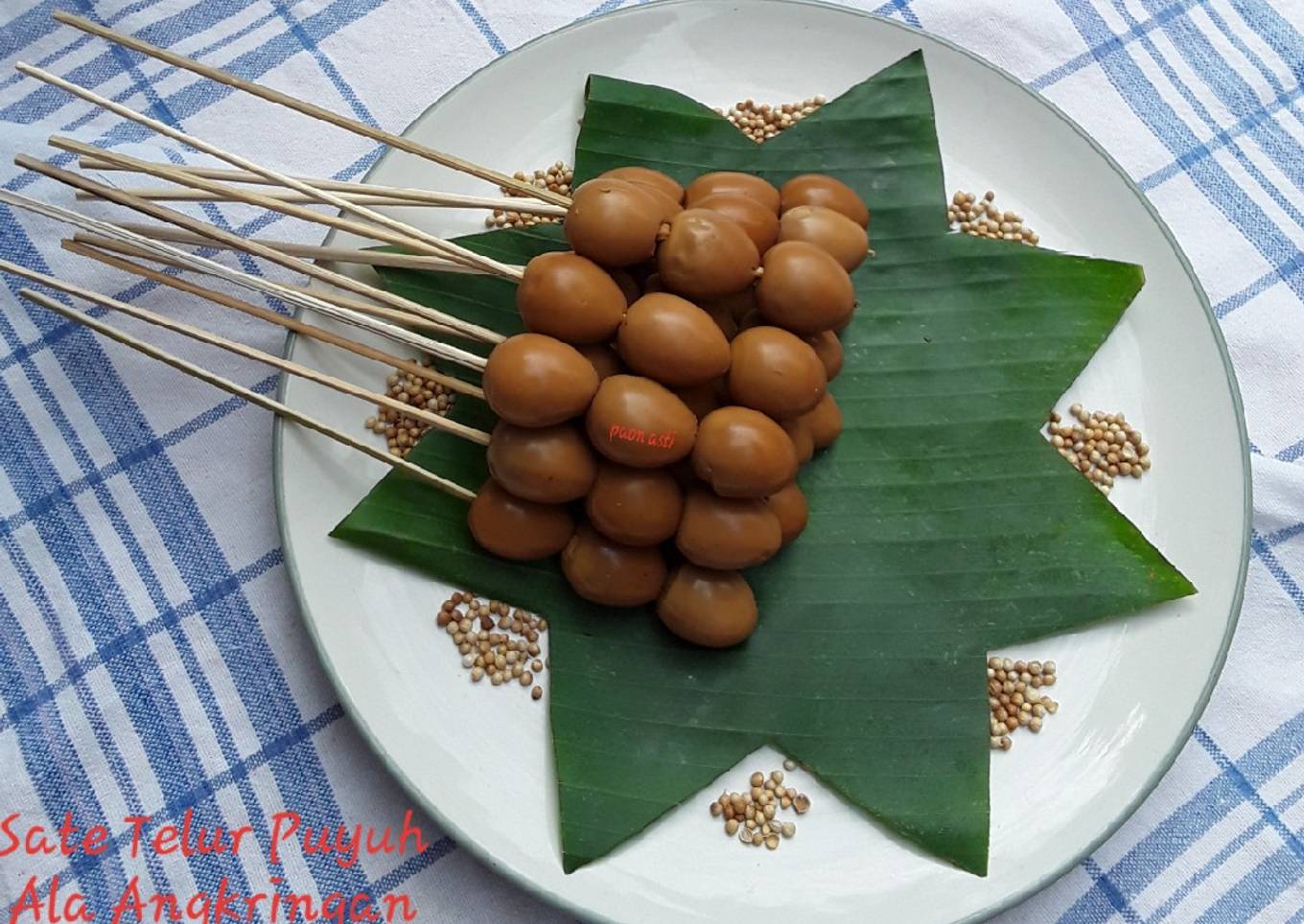 Sate Telur Puyuh ala Angkringan