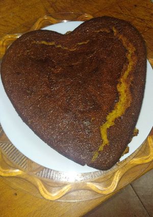 Una foto de Bizcocho de naranja y harina de avena
