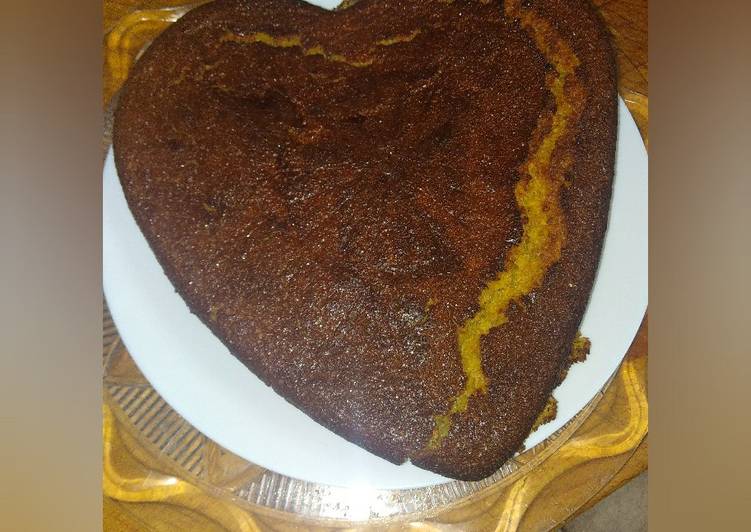 Bizcocho de naranja y harina de avena