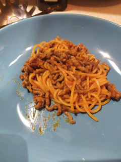 Una foto de Spaguetis con carne picada