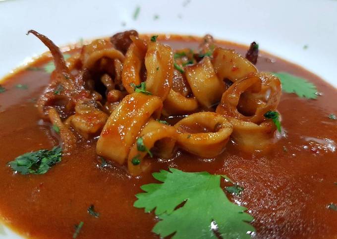 Sambal Squid (Sambal Sotong)