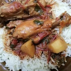 A picture of Chicken curry#themechallenge.