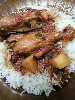 A picture of Chicken curry#themechallenge.
