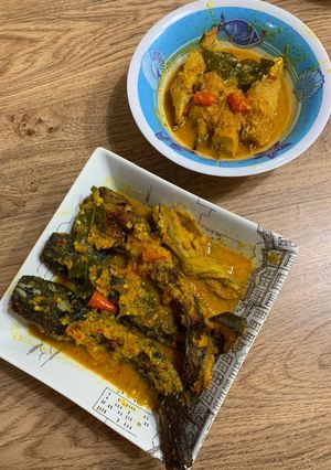 Foto resep Mangut ikan 2 versi #nooilcooking #nosantan