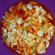 Asinan buah asam, manis, pedas, asin