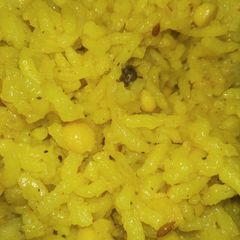 A picture of Chana dal Pulao.