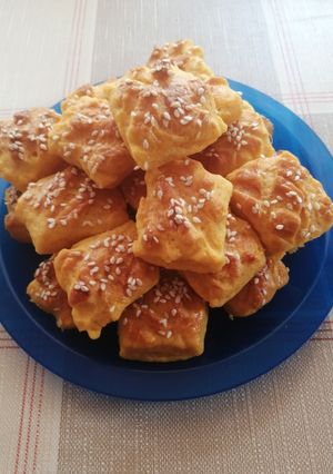Sárga batátás pogim recept fotója