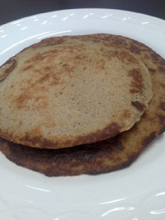 Una foto de Pancakes de avena y banano
