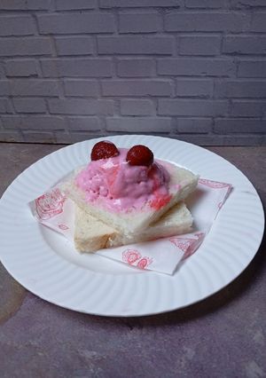 Foto resep Es Krim Stroberi