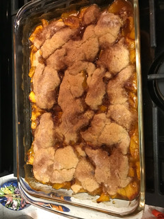 A picture of Fresh Peach Cobbler.