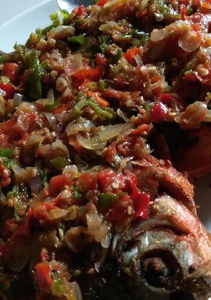 Foto resep Ikan bawal sambal pecak