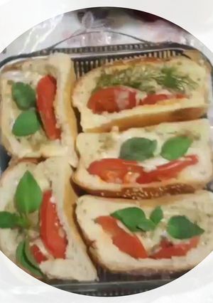 عکسی از دستور سینی مرغ برگر