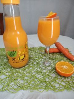 صورة لوصفة عصير الجزر🥕