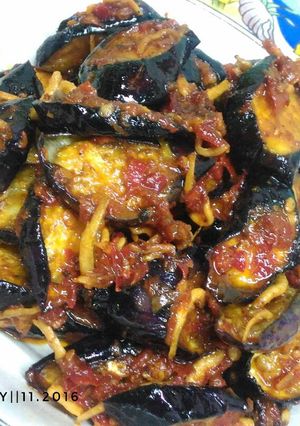 Foto resep 🍆 Terong Balado Teri 🍆