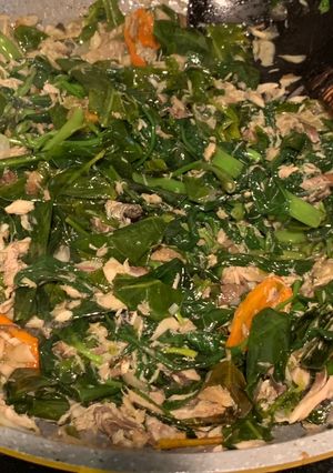Foto resep Ikan Suwir Daun Melinjo