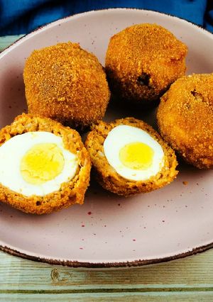 Scotch eggs - skót tojás glutén és tejmentesen recept fotója