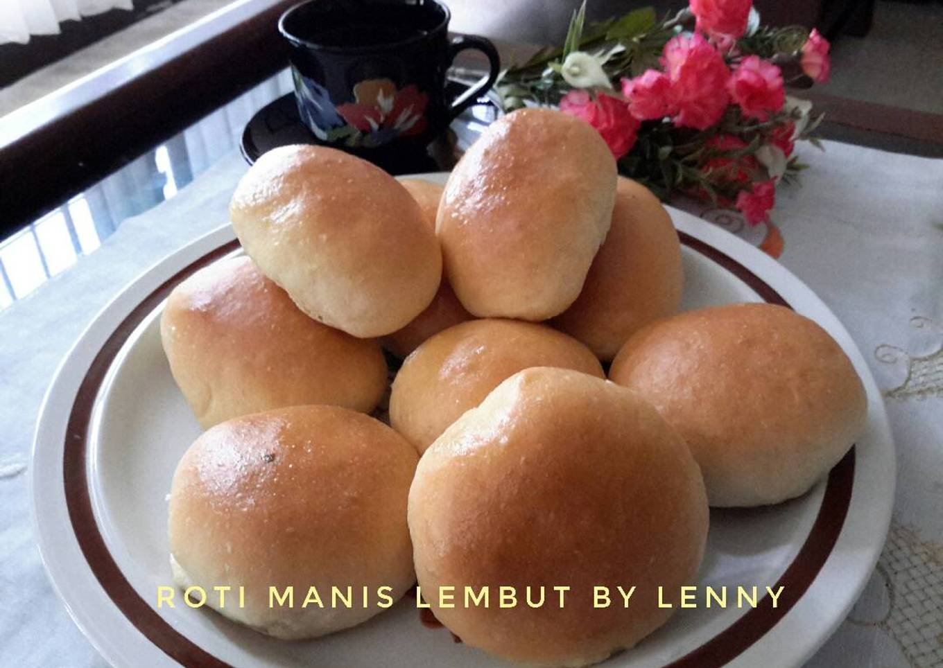 Roti manis lembut ala chef Sangjin Ko (no dough no egg)