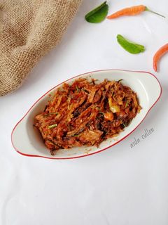 Foto resep Tongkol suwir pedas / tongkol setan