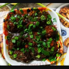 A picture of Veg Manchurian Gravy.