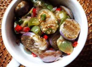 Foto resep Tumis Terong Lalap Cabe Tomat