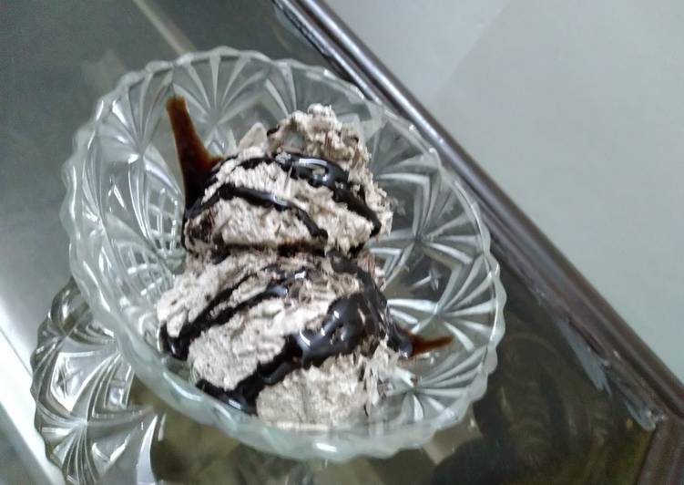 Recipe of Ultimate Homemade chocolate ice cream