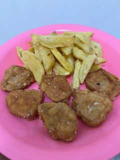 Foto resep Naget Ayam dan Kentang Goreng