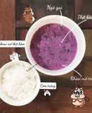 Cơm 1 người - Canh khoai mỡ thịt bằm