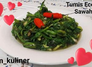Foto resep Tumis eceng sawah masakan desa