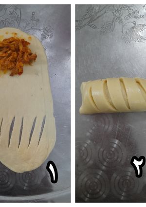 عکسی از دستور آموزش چند مدل پیچیدن پیراشکی